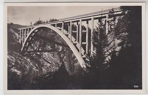 60471 Ak Ammer Hochbrücke bei Echelsbach in Bayern 1937