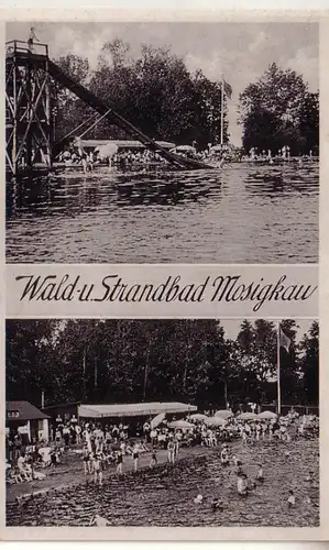 60469 Mehrbild Ak Wald- und Strandbad Mosigkau um 1940