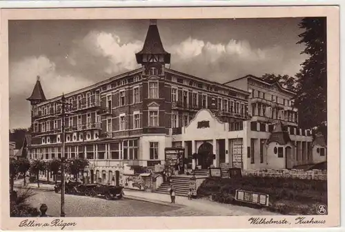 60382 Ak Sellin auf Rügen Wilhelmstrasse Kurhaus um 1930