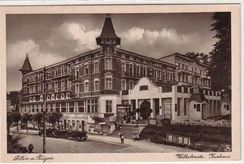 60382 Ak Sellin sur Rügen Wilhelmstrasse Kurhaus vers 1930