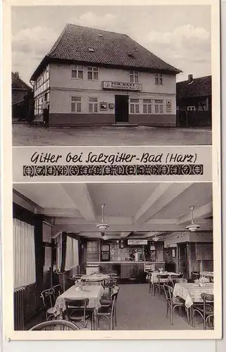 60336 Mehrbild Ak Gitter bei Salzgitter-Bad (Harz) Gasthaus zur Rast um 1940