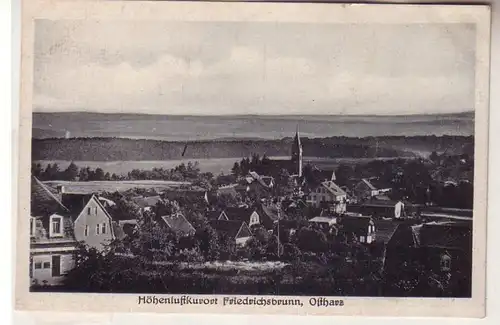 60325 Ak Höhenluftkurort Friedrichsbrunn Ostharz Totalansicht um 1930