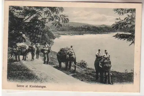 60323 Ak Scene at Kualakangsa Strait Settlements um 1910
