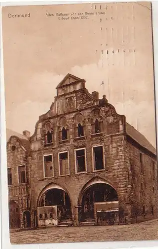 60297 Ak Dortmund altes Rathaus vor der Renovierung 1911