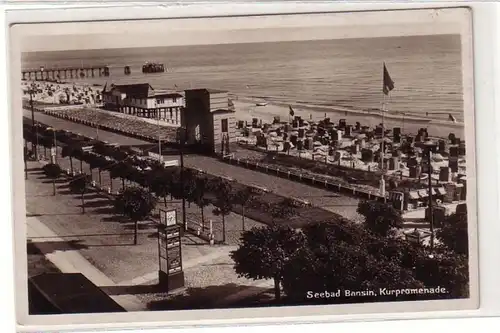 60277 Ak Seebad Bansin Kurpromenade um 1940