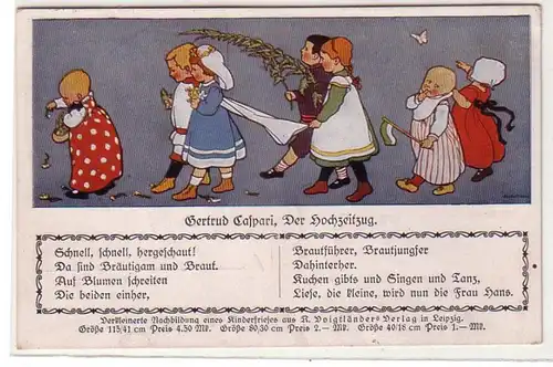 60267 Künstler Ak Gertrud Caspari "Der Hochzeitszug" um 1920