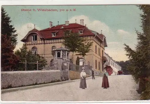 60129 Ak Platte à Wiesbaden 1909