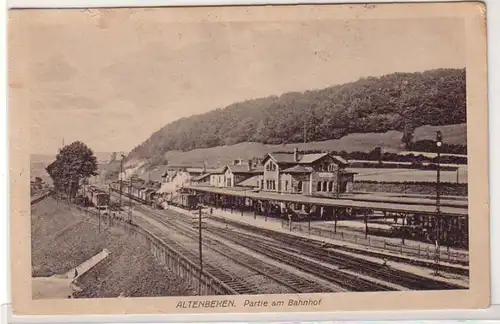 60108 Ak Altenbeken Partie à la gare 1921