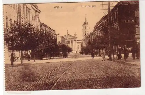 60091 Feldpost Ak Vilnius St. Georgstrasse 1916