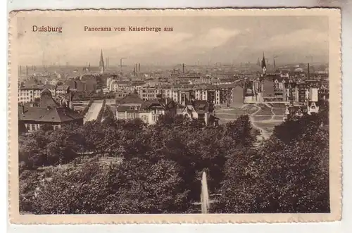 59899 Ak Duisburg Panorama de l'Empereur de 1915