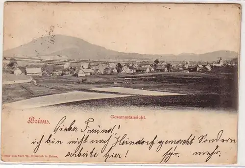 59889 Ak Brims in Böhmen Totalansicht 1907