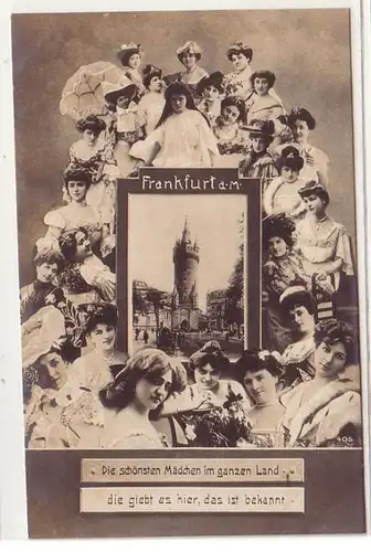 59831 Ak Frankfurt am Main "Les plus belles filles dans tout le pays..." 1905