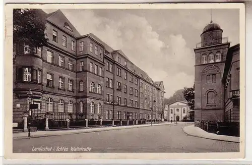 59819 Ak Landeshut in Schlesien Wallstrasse 1935