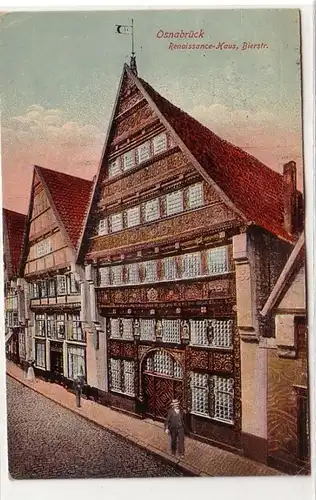 59753 Ak Osnabrück Renaissance-Haus Bierstrasse 1926