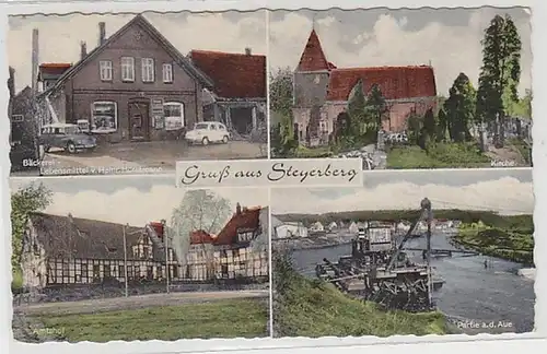 59748 Multi-image Ak Salutation de Steyerberg Boulangerie, etc. 1967