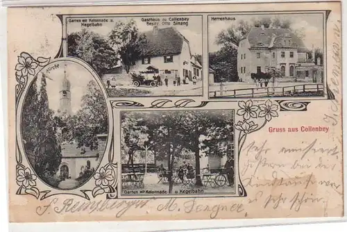 59699 Mehrbild Ak Gruss aus Collenbey Gasthaus usw. 1909
