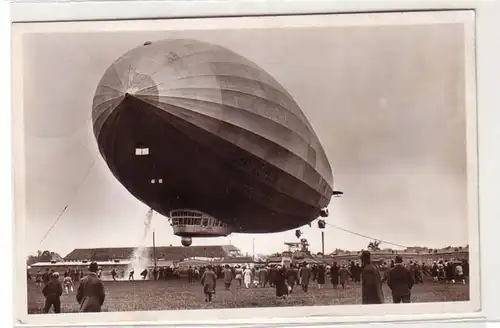 59696 Ak "Graf Zeppelin" Débarquement avec navire lourd 1935