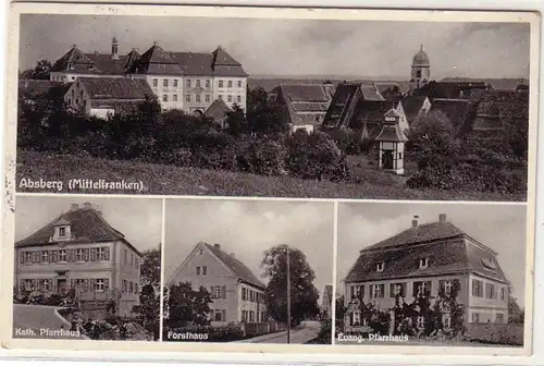 59617 Mehrbild Ak Absberg (Mittelfranken) Forsthaus usw. um 1940
