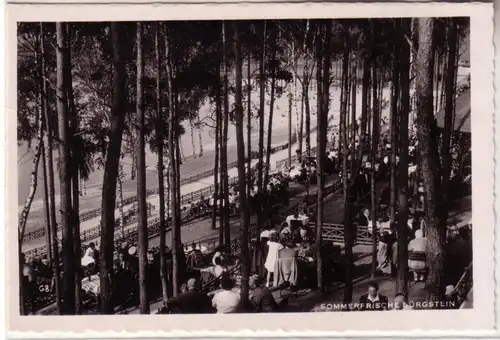 59573 Foto Ak Sommerfrische Bürgstein Waldtheater um 1940