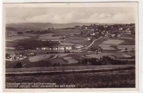 59546 Ak Arnsgrün bei Bad Elster Gasthof "Goldne Höhe" 1931