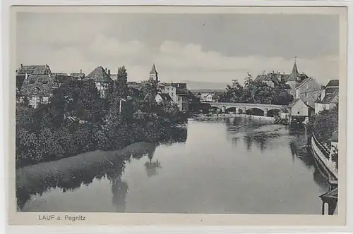 59305 Ak Rauf à la vue totale de Pegnitz 1929