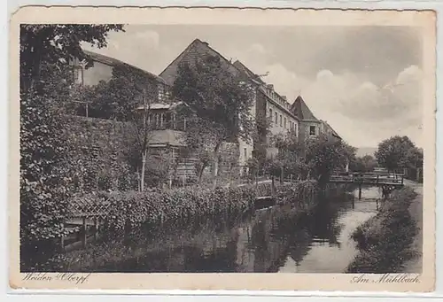 59295 Ak Weiden dans la Haute Pfalz am Mühlbach 1929