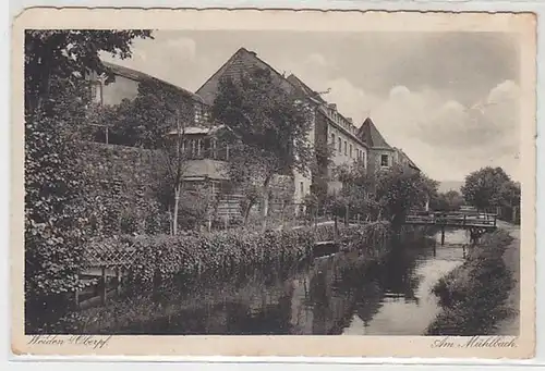 59295 Ak Weiden in der Oberpfalz am Mühlbach 1929