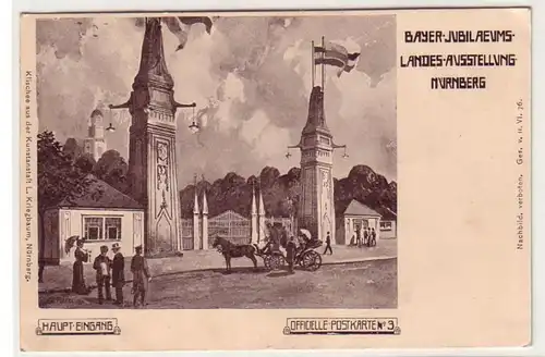 59269 Ak Nuremberg Bayerische Jubiléums Exposition 1906