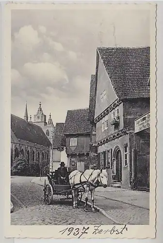 59259 Ak Zerbst Fischmarkt mit St. Nikolai 1937