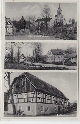 59216 Multi-image Ak Bischdorf près de Löbau Zürztschlagam vers 1940