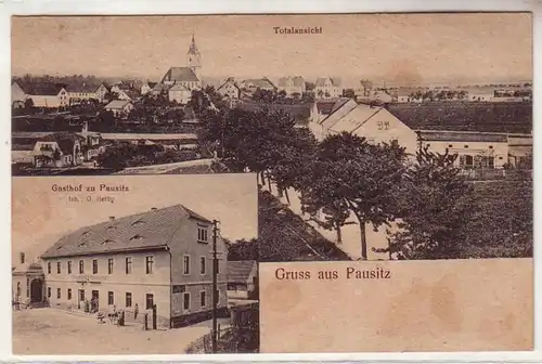 59215 Mehrbild Ak Gruß aus Pausitz Gasthof usw. 1921