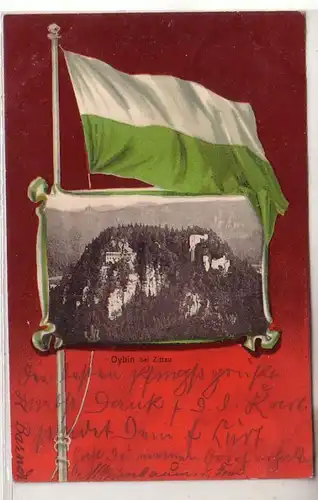 59192 Patriotika Ak Oybin bei Zittau 1903