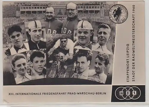 59177 Ak XIII. Internationale Friedensfahrt Etappenort Leipzig 1960