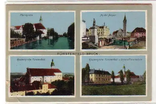 59172 Multi-image Ak Fürstenfeld Bruck Pfarrkirche etc. 1929