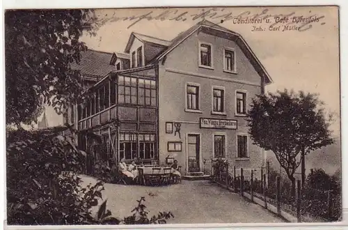 59158 Ak Bärenfels Conditorei und Café 1923