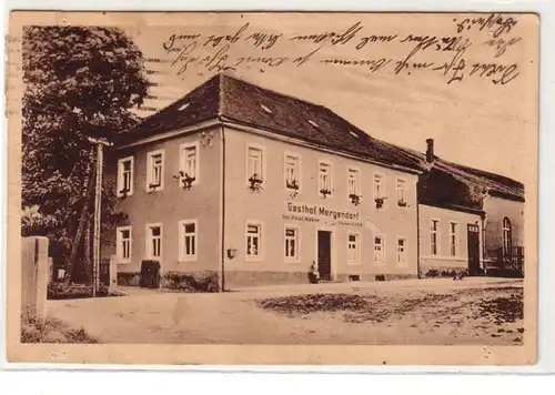 59144 Gruß aus Mergendorf Gasthof 1927