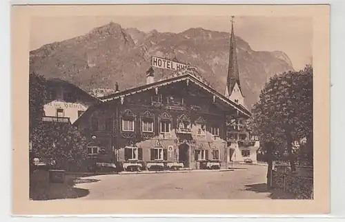 59119 Ak Garmisch (Bayr. Hochgeb.) Hotel Husar um 1930