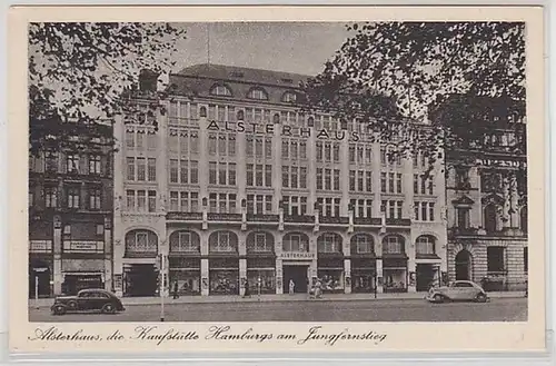 59115 Ak Alsterhaus die Kaustätte Hamburgs am Jungfernstieg um 1940