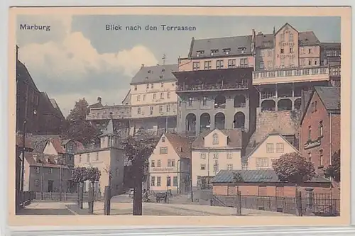 59117 Ak Marburg Vue sur les terrasses autour de 1920