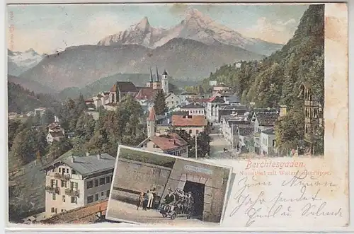59089 Ak Berchtesgaden Nonntal avec groupe Watzmann vers 1900