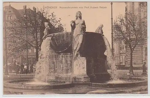 59056 Ak München Nornenbrunnen von Prof. Hubert Netzer 1911