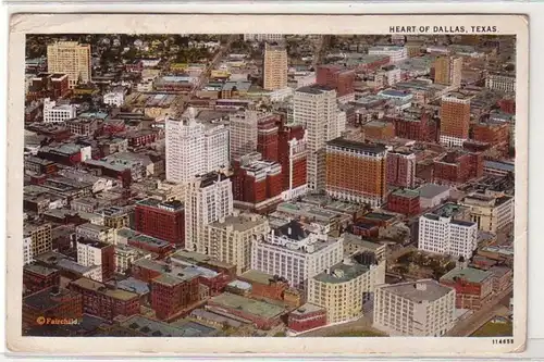 59054 Ak Heart of Dallas Texas USA 1929