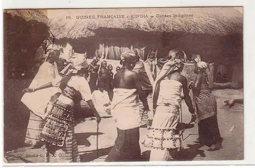 59046 Ak Guinee Francaise Kindia Danses Indigenes 1907