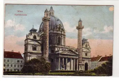 59042 Prage Ak Wien Karlskirche vers 1905