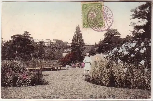 59038 Ak Yokohama Japon Bluff Garden 1908