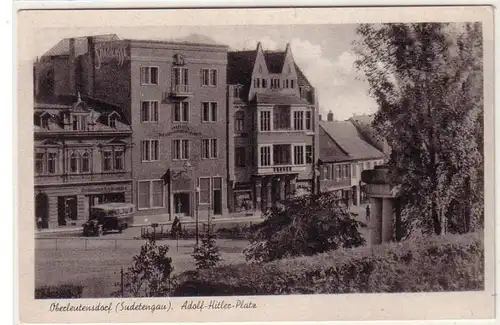 59028 Ak Oberlemannnsdorf (Sudetengau) Vue de la ville vers 1940