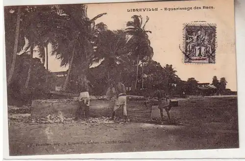 59012 Ak Libreville Gabon Gabun Equarissage des Baes 1907