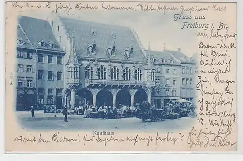 58974 Ak Salutation de Fribourg dans le grand magasin de Breisgau 1901