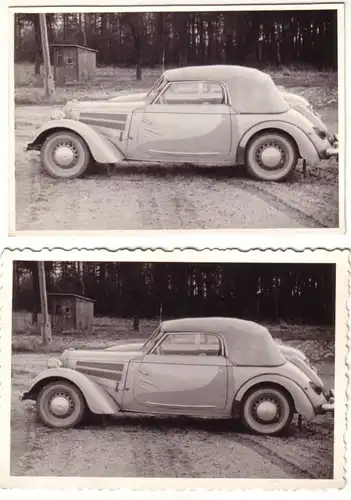 58922/2 Fotos altes Automobil IFA F8 um 1950
