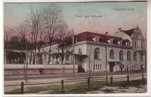 58916 Ak Gruß aus Bellevue in Frankfurt an der Oder 1911